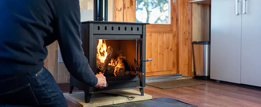 Open Hearth Wood Fireplace Installation in Holt, MI
