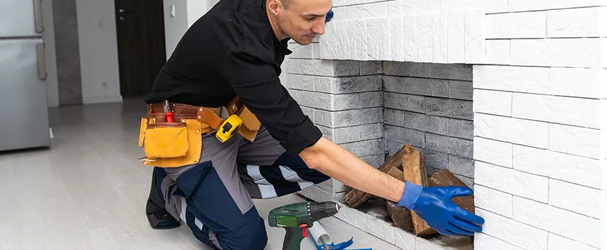 Fireplace Damaged Damper Frame Repair Services in Holt, Michigan