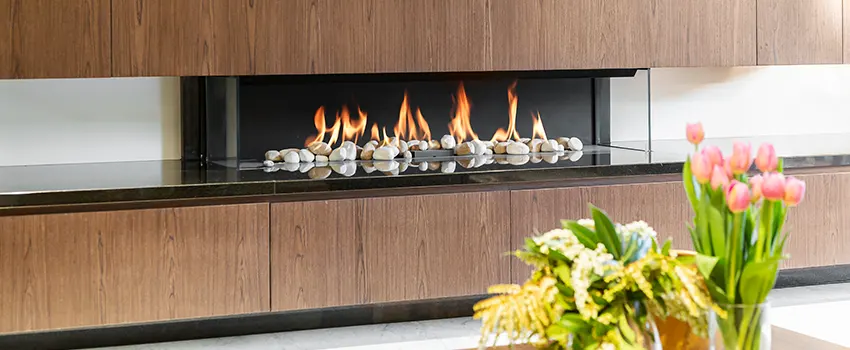 Double-height Fireplace Design Refurbishment in Holt, Michigan