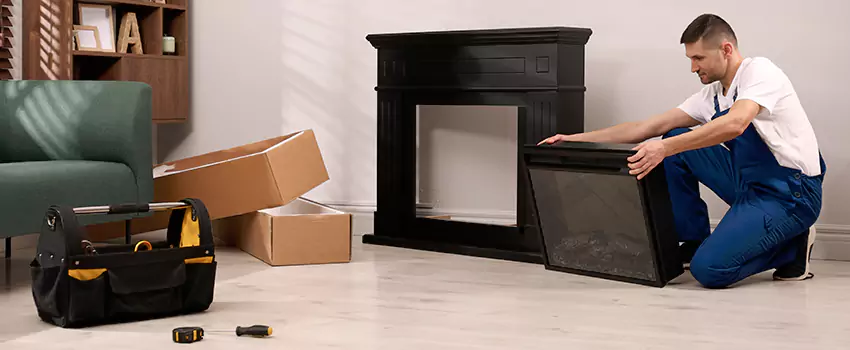 Old Rusted Metal Fireplace Repair And Replacement in Holt, MI