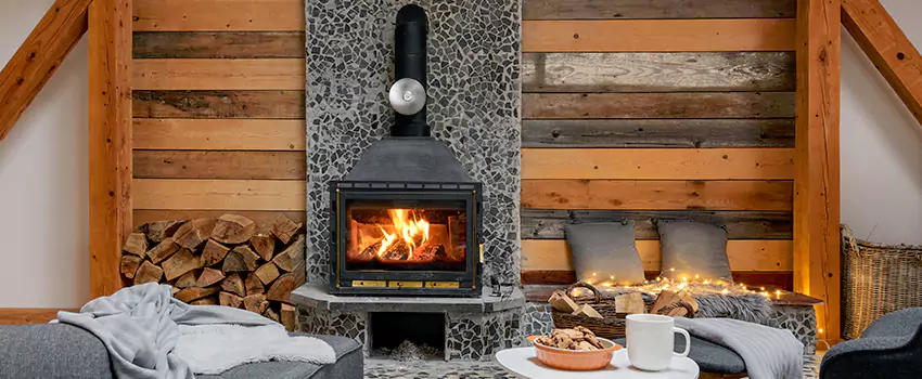 Thelin Hearth Products Direct Vent Gas Stove Fireplace Inspection in Holt, Michigan
